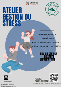 Atelier Gestion du stress @ Dans le foyer étudiant (site Vauban)