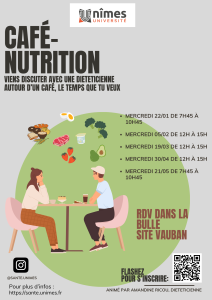 Atelier Café-Nutrition @ Dans la Bulle, Site Vauban