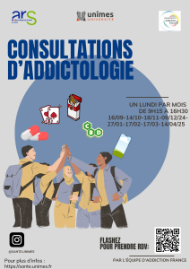 Consultations d'addictologie @ Service de Santé Etudiante