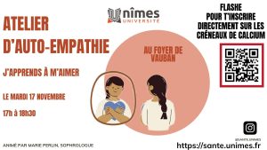 Atelier d'Auto-empathie @ "Foyer" au Pôle Sport-Santé, Site Vauban
