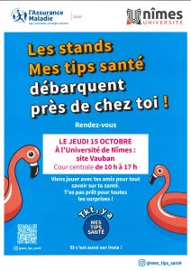 Stand Mes Tips Santé de la CPAM @ Cours Centrale Vauban